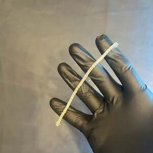 Brand New Gold 3mm Tennis Bracelet 7 Inch VVS1 Moissanite